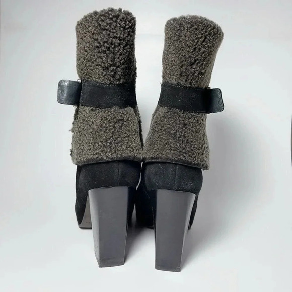Donald J Pliner Carmen Sherpa Heeled Buckle Booties - Picture 6 of 12